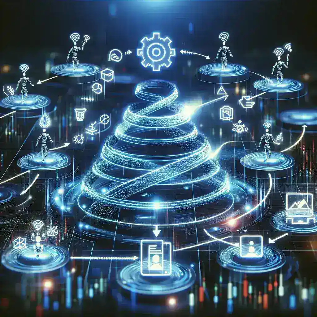 "Zapier AI multi-step automation interface showcasing prompt creation and workflow customization for enhanced productivity."